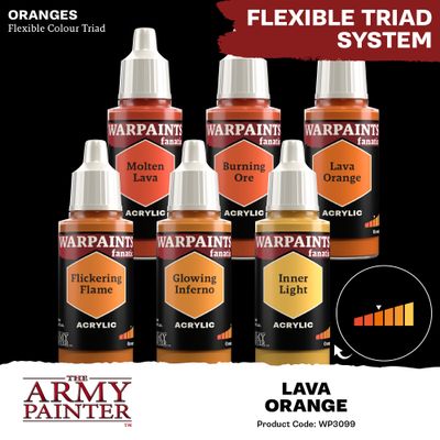 Warpaints Fanatic: Lava Orange 18ml