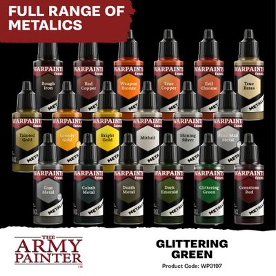Warpaints Fanatic: Metallic - Glittering Green 18ml