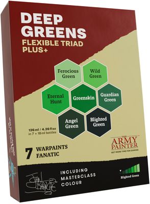 Warpaints Fanatic: Flexible Triad PLUS+ - Deep Green Warpaints Fanatic: Flexible Triad PLUS+ - Deep Green