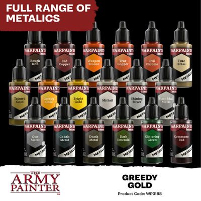 Warpaints Fanatic: Metallic - Greedy Gold 18ml