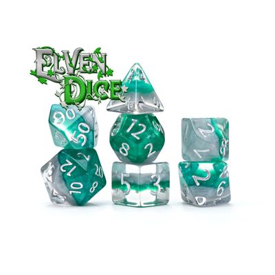 Eclipse Dice - 'Elven Dice' 7-Die Set