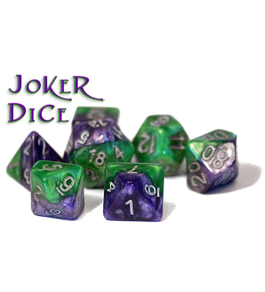 Halfsies Dice - 'Joker Dice' 7-Die Set