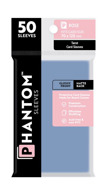 Phantom Rose Sleeves Gloss/Matte 70x120mm Clear 50ct