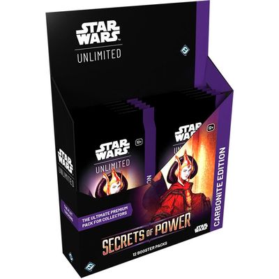 Star Wars Unlimited Secrets of Power Carbonite Booster Display Star Wars Unlimited Secrets of Power Carbonite Booster Display