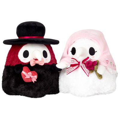 Mini Valentines Doctor Plague Duo Squishable 10"