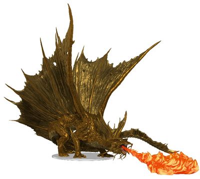 D&D ICONS: Adult Gold Dragon D&D ICONS: Adult Gold Dragon