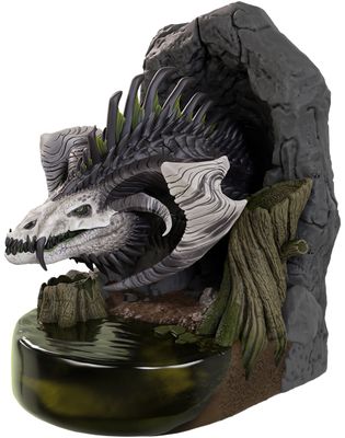 Dungeons & Dragons Bookends - Black Dragon