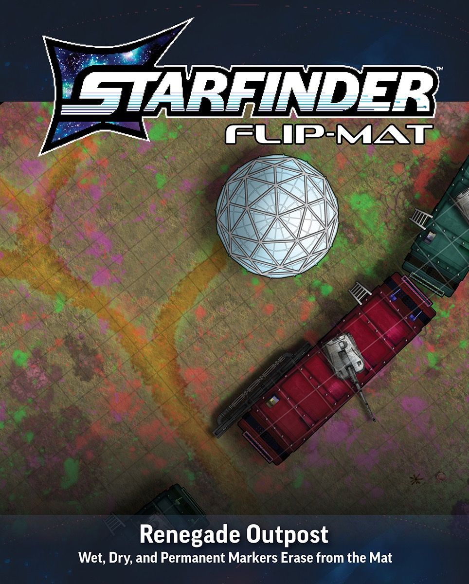 Starfinder RPG: Flip-Mat - Renegade Outpost Starfinder RPG: Flip-Mat - Renegade Outpost