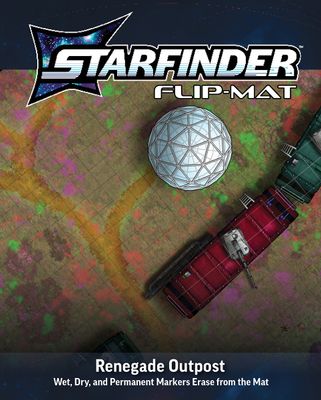 Starfinder RPG: Flip-Mat - Renegade Outpost Starfinder RPG: Flip-Mat - Renegade Outpost