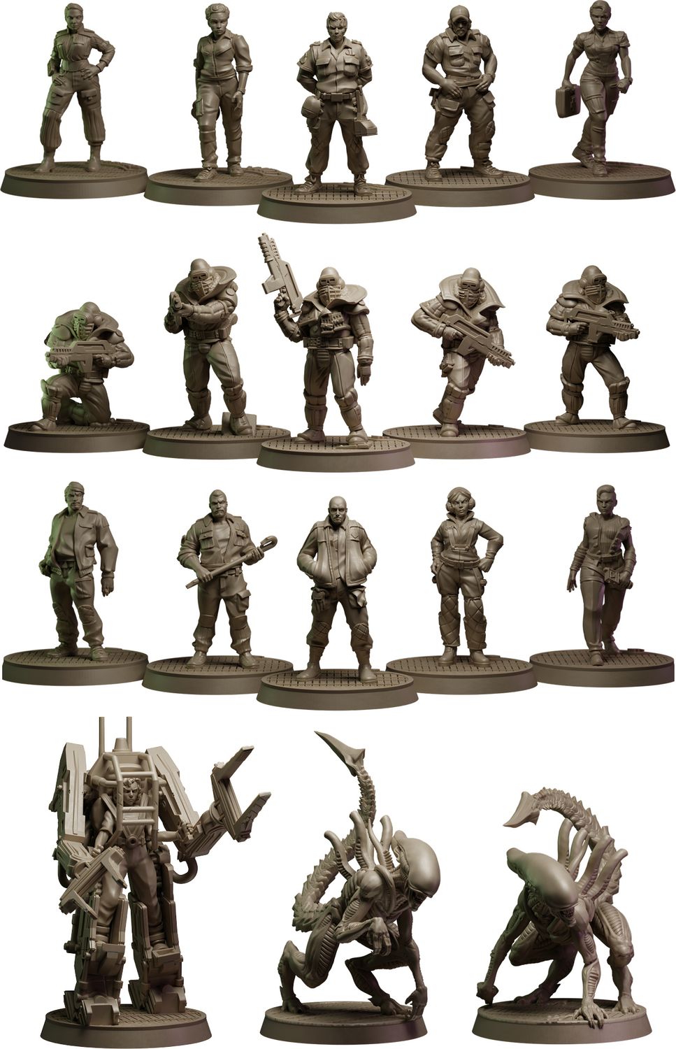 Alien RPG: Miniatures Set - Rapture Protocol Alien RPG: Miniatures Set - Rapture Protocol