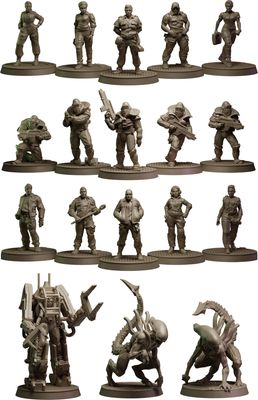 Alien RPG: Miniatures Set - Rapture Protocol