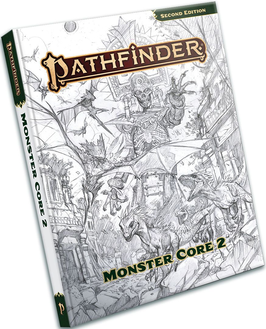 Pathfinder RPG: Monster Core 2 Hardcover (Sketch) (P2)