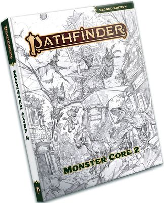 Pathfinder RPG: Monster Core 2 Hardcover (Sketch) (P2)