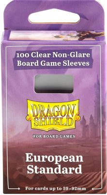 Dragon Shields: (100) European Standard Board Game Sleeves (59mm x 92mm)