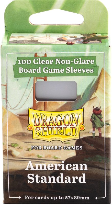 Dragon Shields: (100) American Standard Board Game Sleeves (57mm x 89mm) Dragon Shields: (100) American Standard Board Game Sleeves (57mm x 89mm)