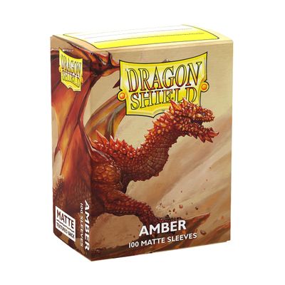 Dragon Shield Matte Amber (100)