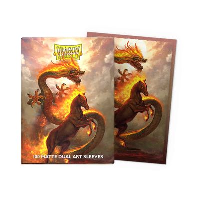 Dragon Shields Fire Horse 2026 Matte Dual Art (100)