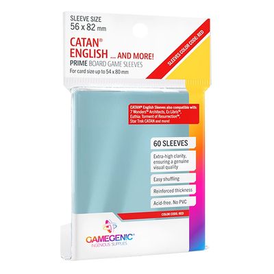 PRIME Catan-Sized Sleeves (60) 56 x 82 mm