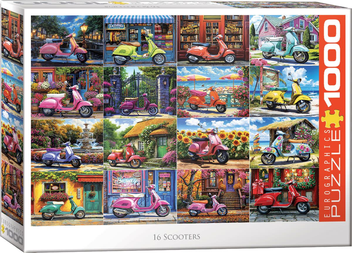 16 Scooters 1000pc