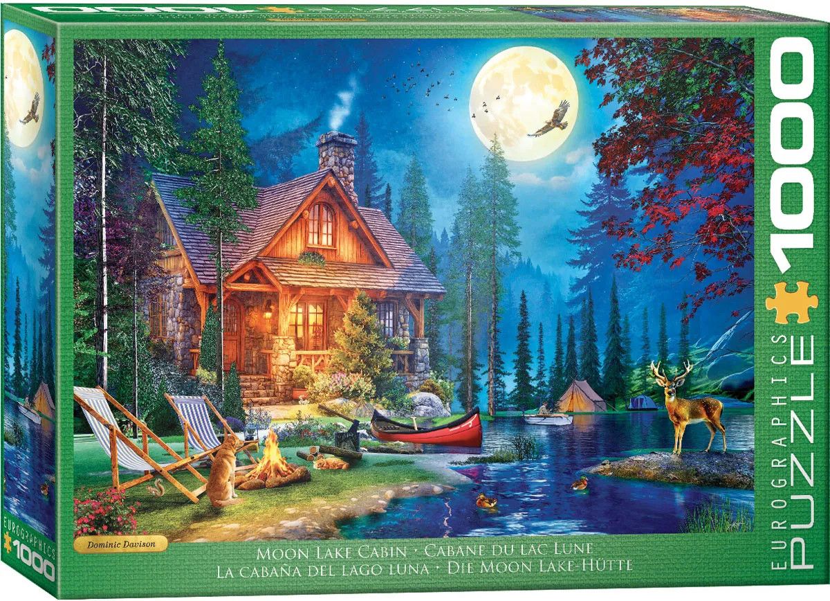 Moon Lake Cabin 1000pc