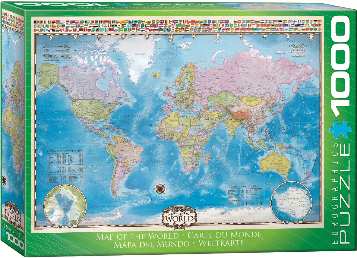 Map of the World 1000pc Map of the World 1000pc