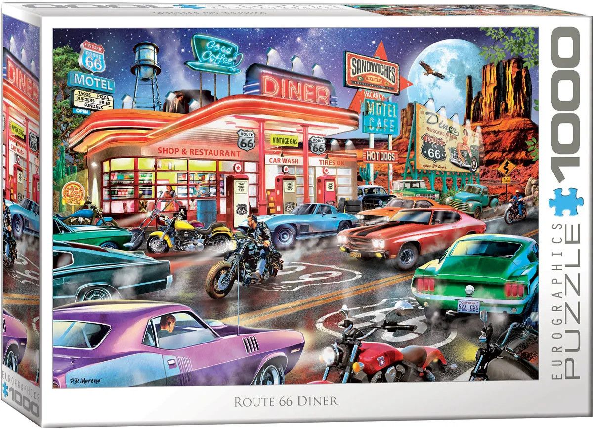 Route 66 Diner 1000pc