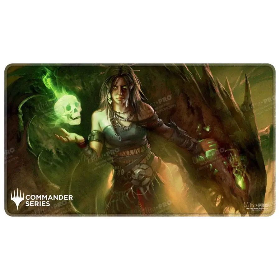 MTG Commander Series #7 Meren of Clan Nel Toth Stitched Playmat