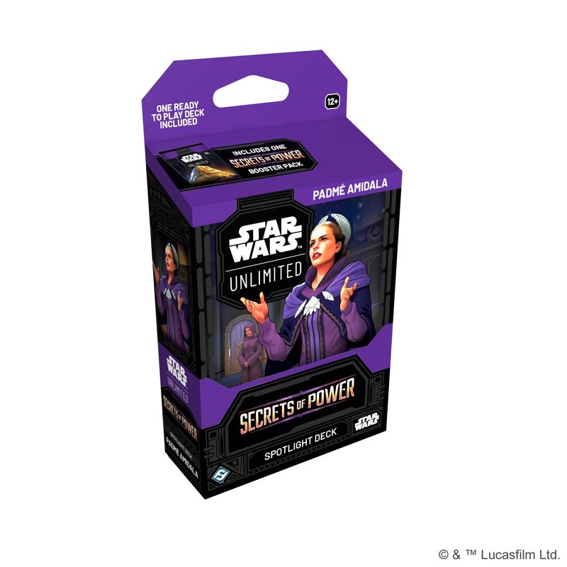 Star Wars Unlimited Secrets of Power Spotlight Deck Padme Amidala