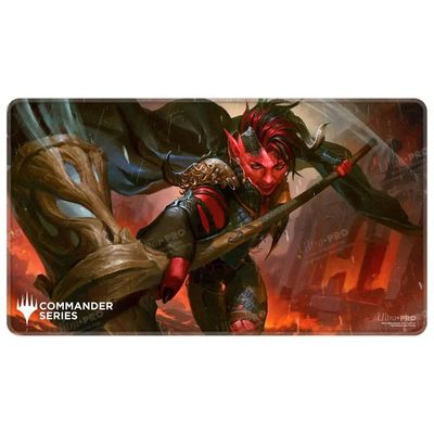 MTG Commander Series #7 Karlach, Fury of Avernus Stitched Playmat