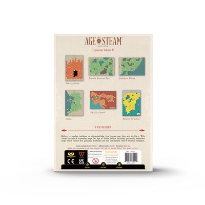 Age of Steam Map Expansion Volume III