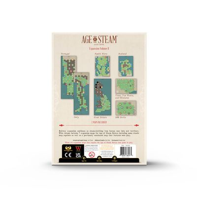 Age of Steam Map Expansion Volume II