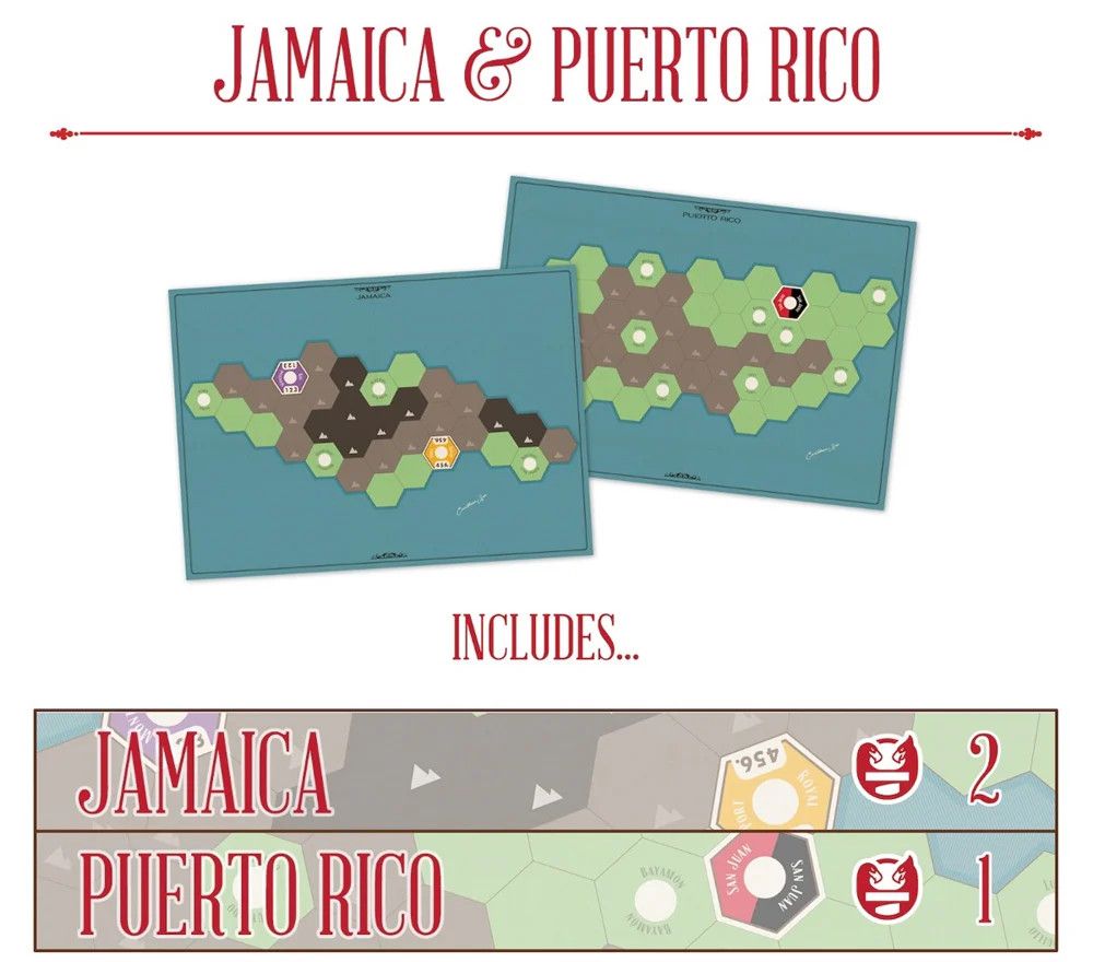 Age of Steam Deluxe Jamaica & Puerto Rico