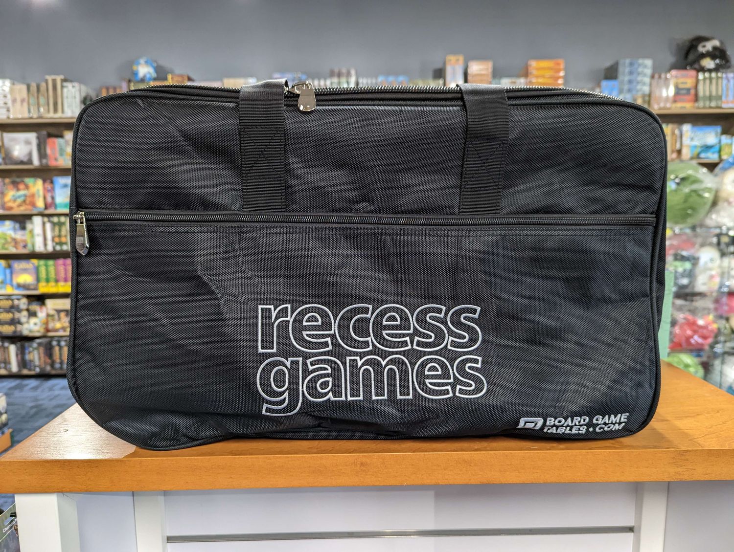 Recess Games® Board Game Bag Carbon Fiber Black