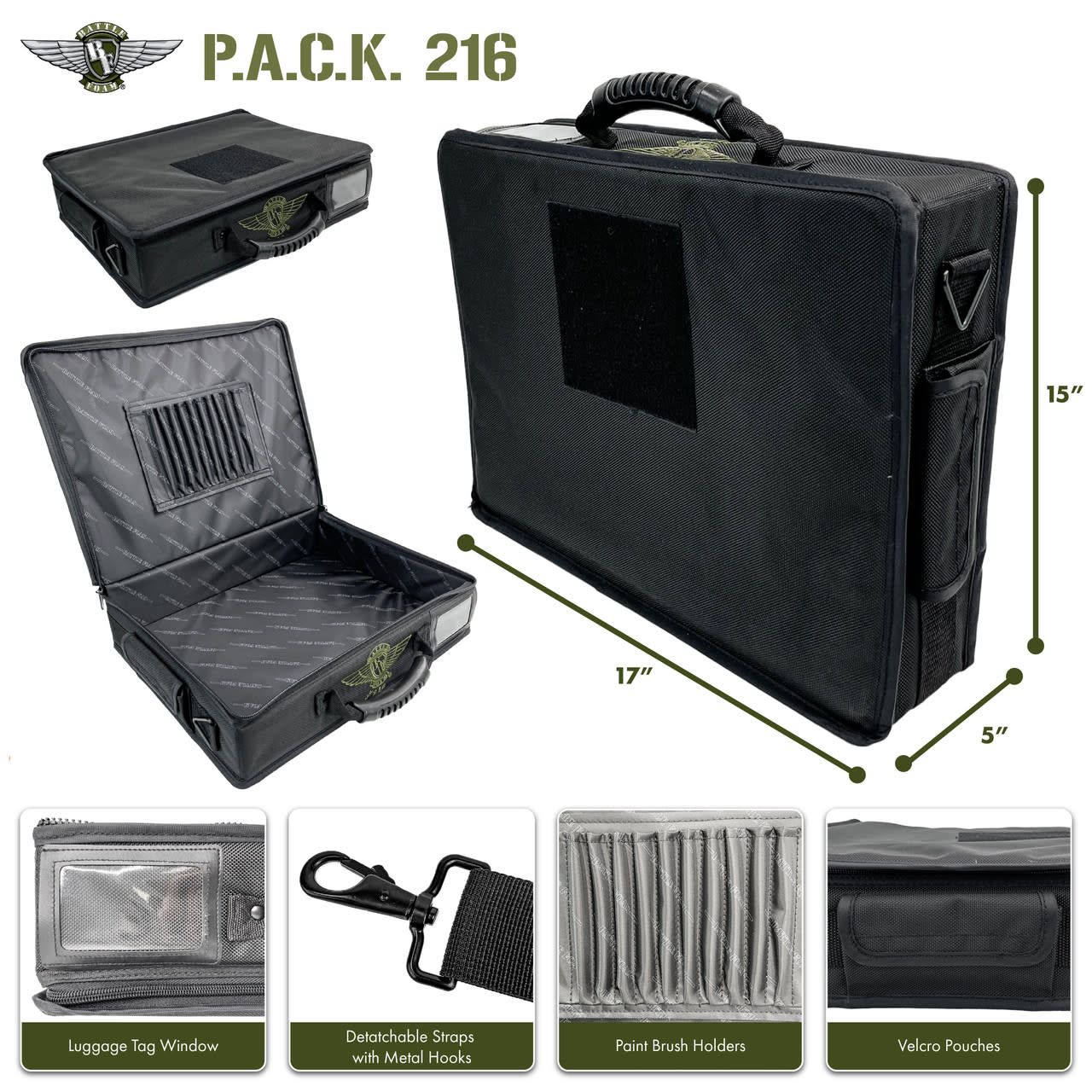 P.A.C.K. 216 2.0 Empty (Black)