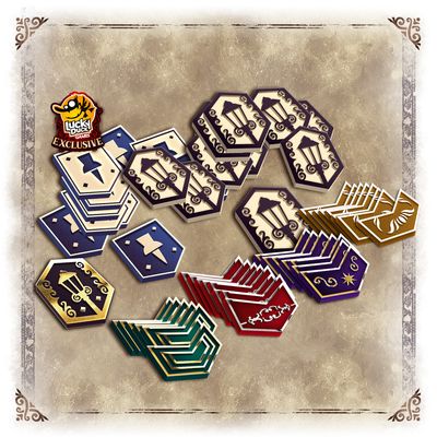 The Dark Quarter Deluxe Plastic Tokens