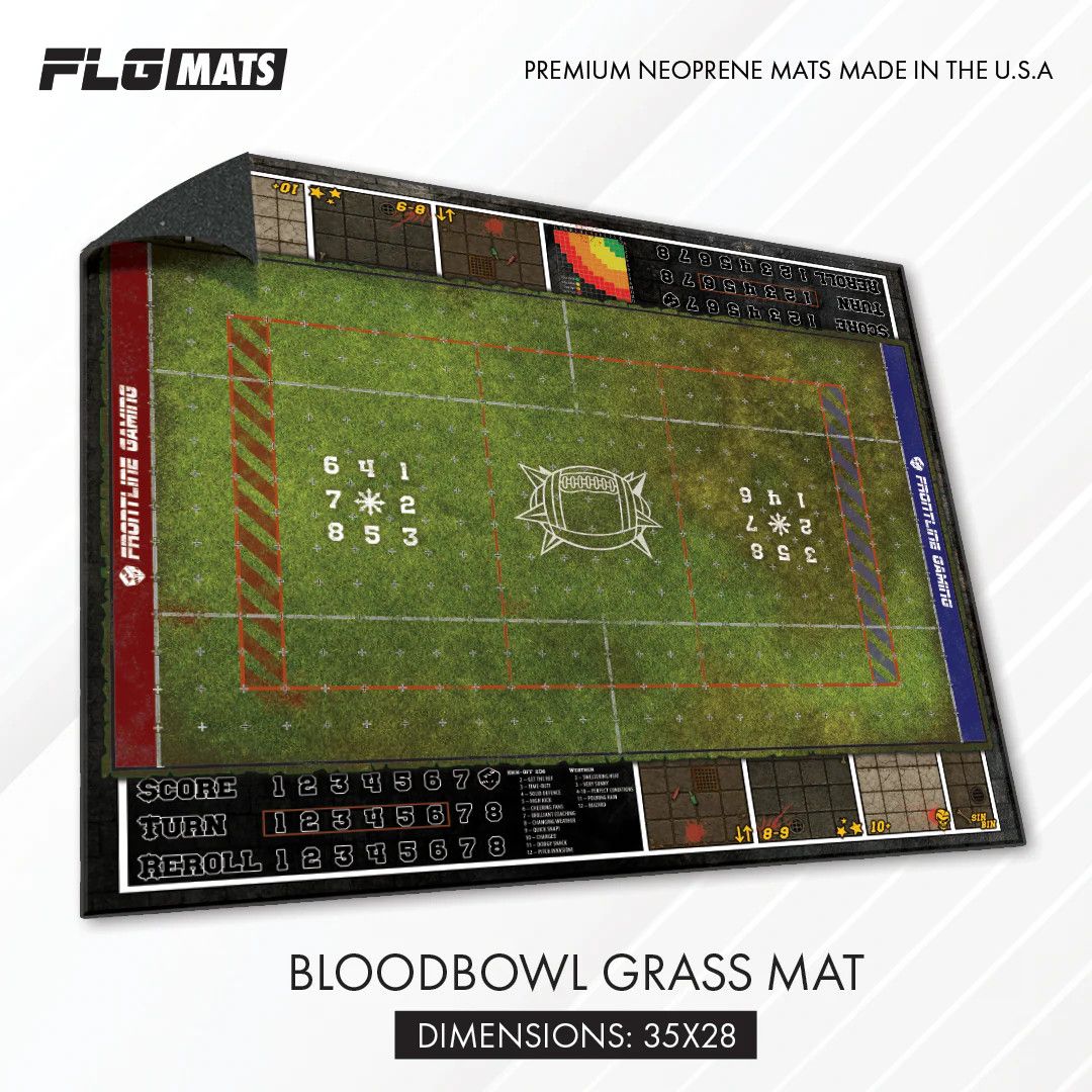 BloodBowl Grass Mat 35 BloodBowl Grass Mat 35"x28"