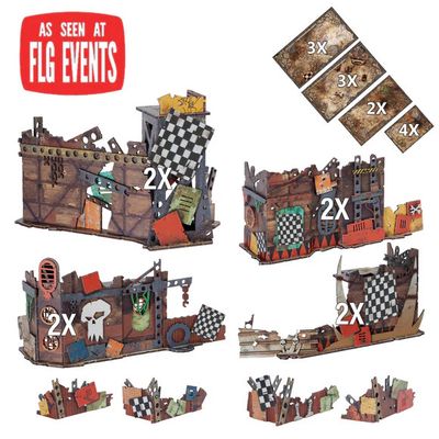 FLG Full Color Matched Play Terrain Set Skrap Yard FLG Full Color Matched Play Terrain Set Skrap Yard