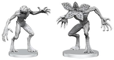 Stranger Things Unpainted Minis Demogorgons