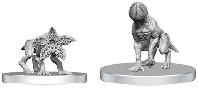 Stranger Things Unpainted Minis Demodogs