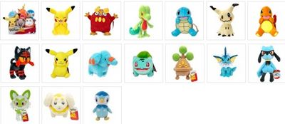 Pokemon 8" Plush