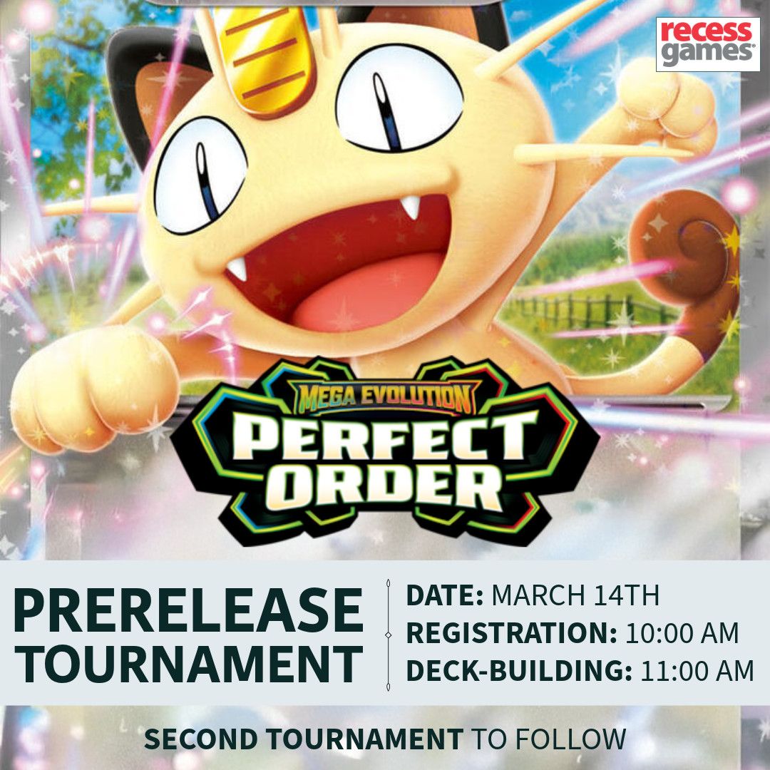 Pokemon Perfect Order Prerelease March 14th