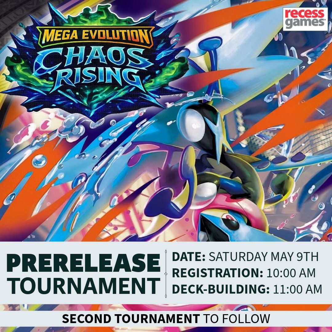 Pokemon Chaos Rising Prerelease May 9th, Tournament: Chaos Rising - First Tournament
