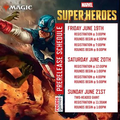 MTG MARVEL Super Heroes Prerelease