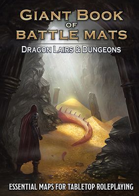 Dragon Lairs & Dragons A Giant Book Battlemat
