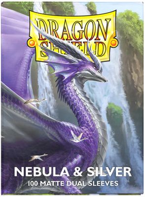 Dragon Shield Sleeves Dual Matte Nebula Silver (100)