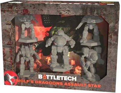 BattleTech Forcepack Wolf's Dragoons Assault Star BattleTech Forcepack Wolf's Dragoons Assault Star