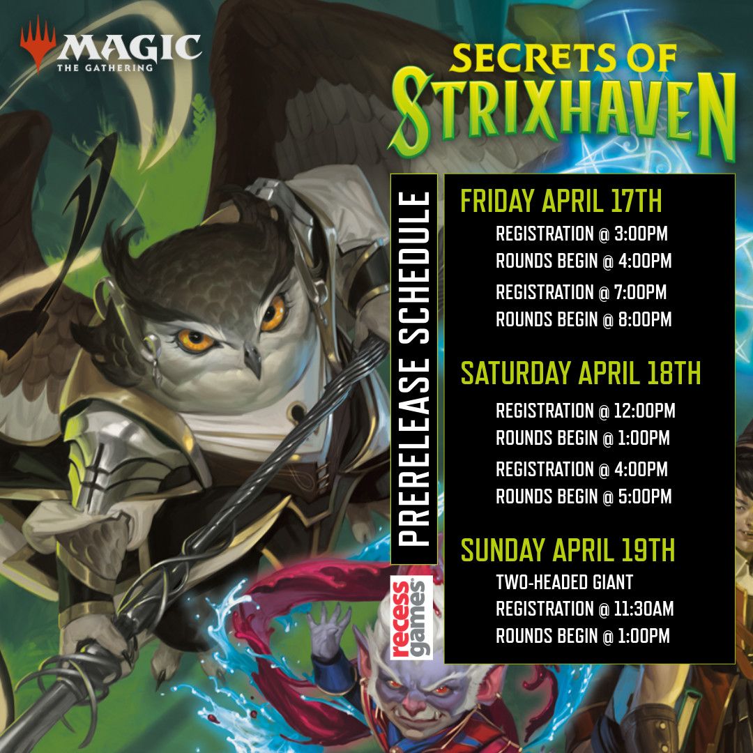 MTG Secrets of Strixhaven Prerelease