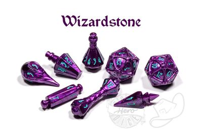 PolyHero Wizard 8 Dice Set Wizardstone PolyHero Wizard 8 Dice Set Wizardstone