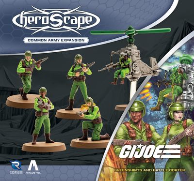 G.I. Joe Heroscape Greenshirts and Battler Copter Army Expansion G.I. Joe Heroscape Greenshirts and Battler Copter Army Expansion