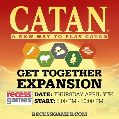 CATAN – Get Together Expansion Demo – April 9th